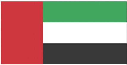 Drapeau des Emirats Arabes Unis