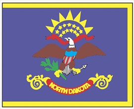 Drapeau de l'Etat du Dakota du Nord