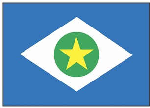 Drapeau de l'Etat de Mato Grosso