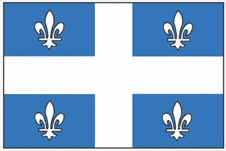 Flag of the province of Quebec