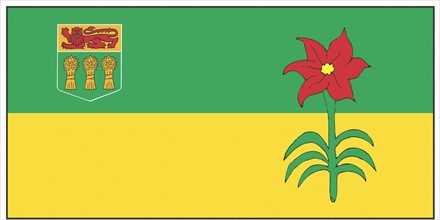 Flag of the province of Saskatchewan