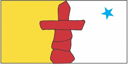 Flag of the province of Nunavut
