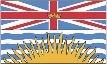 Drapeau de la province de Colombie britannique