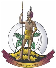 Coat of arms of the Vanuatu islands