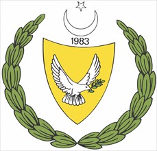 Armoiries de la république de Chypre du Nord