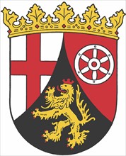 Armoiries de la Rhénanie-Palatinat