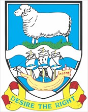 Falkland islands coat of arms