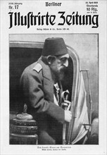 Couverture du "Illustrierte Zeitung" avec le Sultan Abd Al Hamid II