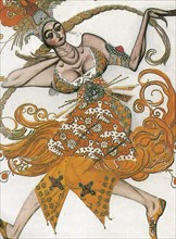 Costume de Léon Bakst pour le ballet "L'oiseau de Feu", de Stravinsky