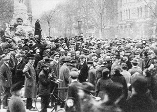 Manfestation contre le coup d'état de Berlin en 1920