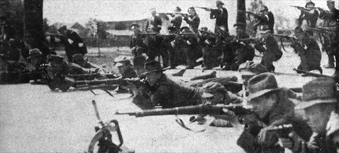 Polnish uprising in Upper Silesia against the German Reich