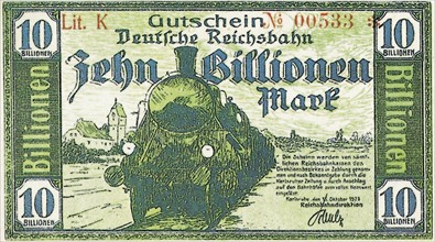 Hyperinflation et réforme monétaire en Allemagne (1923)
