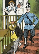 German caricature published in the magazine 'Kladderadatsch'