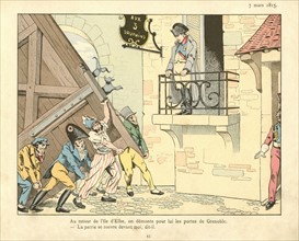 A book for children: Napoleon I returning from Elba