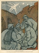 Dessin humoristique paru dans La Baïonnette n°27 du 6 janvier 1916