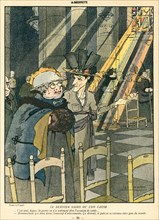 Dessin humoristique paru dans La Baïonnette n°29 du 20 janvier 1916
