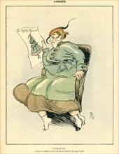 Dessin humoristique paru dans La Baïonnette n°29 du 20 janvier 1916