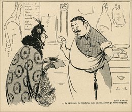 Dessin humoristique paru dans La Baïonnette n°31 du 3 février 1916