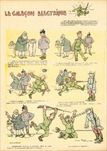 Dessin humoristique paru dans La Baïonnette n°35 du 2 mars 1916