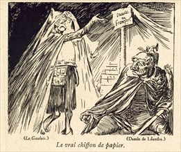 Dessin humoristique paru dans La Baïonnette n°35 du 2 mars 1916