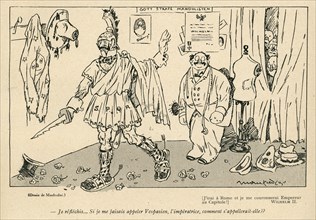 Drawing on published in La Baïonnette in 1916