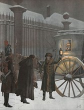 Napoléon Ier arrive aux Tuileries, 1812