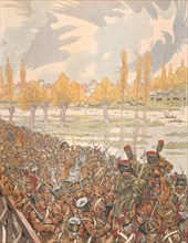 La bataille de Leipzig, 1813