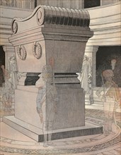 The tomb of Napoleon I at Les Invalides, 1840