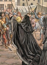 Mary of Burgundy defending her ministers, 1477