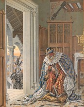 Louis XI watching death approach