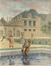 Louis XIV échappant à la noyade