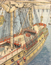 Galiote à bombes de la flotte de Louis XIV