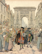 Disette à Paris, 1709