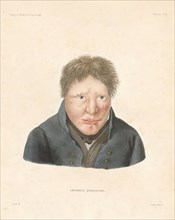 Sick with leprosy, 1835