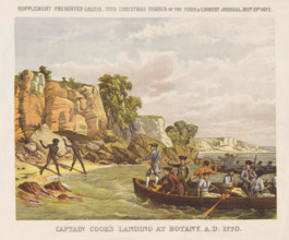 Captain Cook's landing at Botany, A.D. 1770