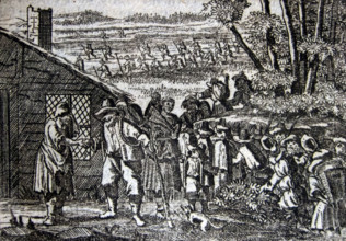 Jacob Kobel et les Palatins allemands émigrés en Amérique, en Pennsylvanie vers 1710
