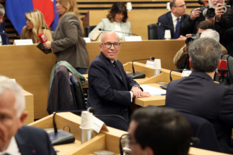 Eric Ciotti, premier Conseil Municipal après son élection, 27 mars 2026
