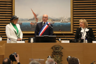 Eric Ciotti, premier Conseil Municipal après son élection, 27 mars 2026