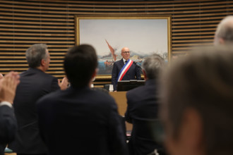 Eric Ciotti, premier Conseil Municipal après son élection, 27 mars 2026