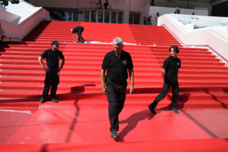 Festival de Cannes 2026, installation du tapis rouge