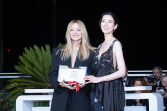 Virginie Efira and Tao Okamoto