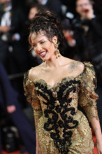 Halsey (in Vivienne Westwood) attends the "La Bataille De Gaulle: L'Âge De Fer" (De Gaulle: Tilting