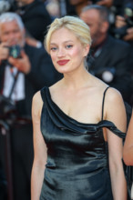 Nadia Tereszkiewicz (in custom Christian Dior), attends the "La Bataille De Gaulle: L'Âge De Fer"