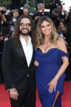 Heidi Klum (in Vivienne Westwood) and Tom Kaulitz attend the "La Bataille De Gaulle: L'Âge De Fer"