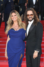 Heidi Klum (in Vivienne Westwood) and Tom Kaulitz attend the "La Bataille De Gaulle: L'Âge De Fer"