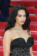 Shanina Shaik (in Zuhair Murad) attends the "Fjord" screening during the 79th annual Cannes Film