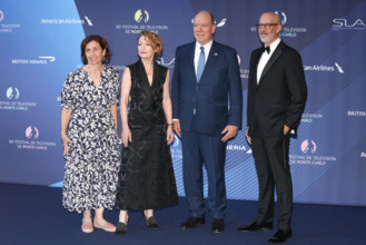 Susanne Daniels, Lesley Manville, Prince Albert II of Monaco and Joshua Seftel