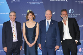 Seth Hoffman, Lauren Cohan, Prince Albert II of Monaco and Jeffrey Dean Morgan