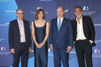 Seth Hoffman, Lauren Cohan, Prince Albert II of Monaco and Jeffrey Dean Morgan