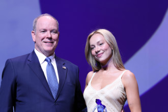 Prince Albert II of Monaco and Ester Expósito